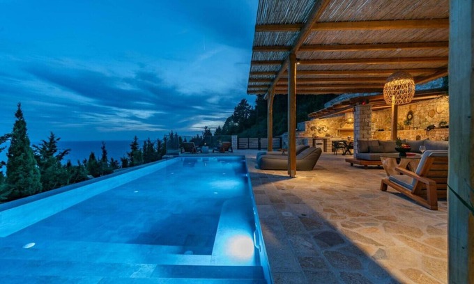 Ieromonachos Villa | Infinity Pool Paradise with Panoramic Ionian Views