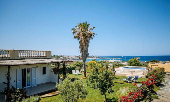 Forio Villa | Elegant Sunset Sea View Villa with Infinity Pool Retreat