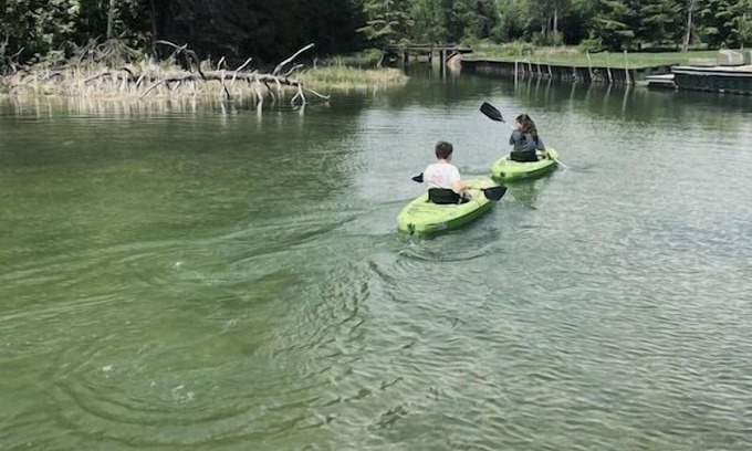 Cheboygan House | Inviting Escape with Hot Tub on Cheboygan River