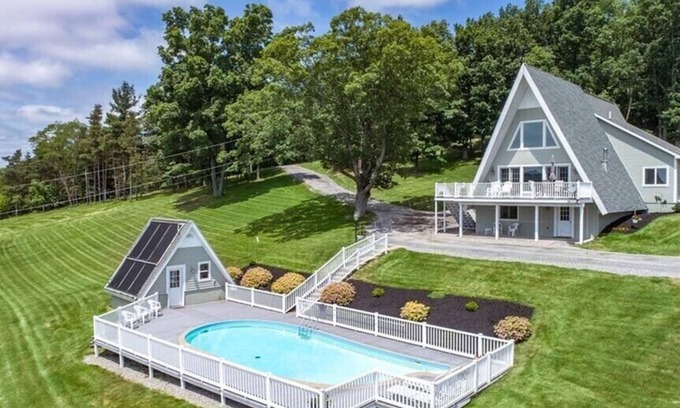 Bristol Hills House | Unique A-FRAME Retreat with Panoramic Finger Lakes Views