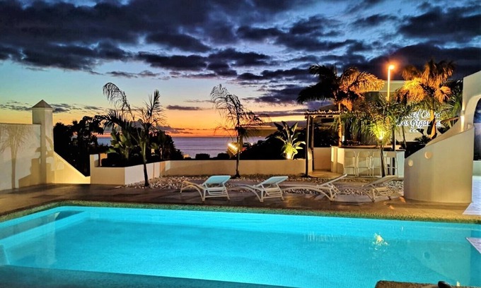 Puerto de Santiago House | Instant Holiday Bliss: Oceanfront Retreat with Spa & Pool