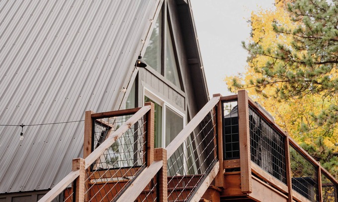 Divide Ski Chalet | Escape to Into the Woods: A-Frame with Hot Tub & Fire Pit