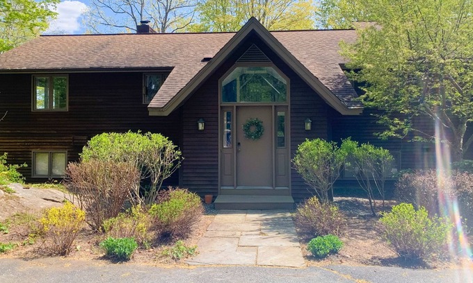 West Hartford House | Inviting home in resort setting w/ skiing, pool, fitness area, fireplace, & W/D