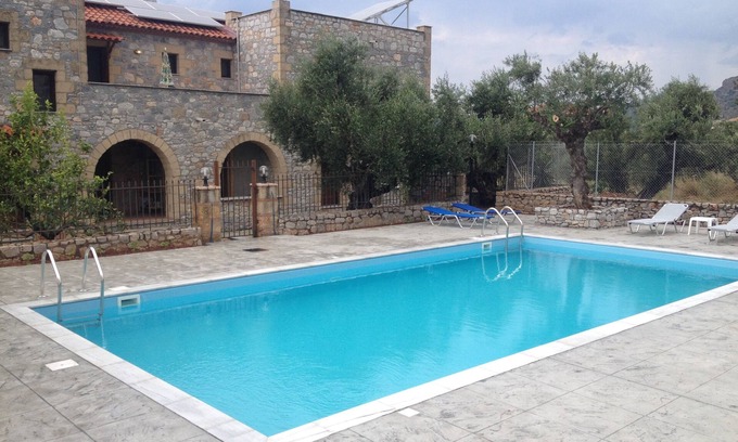 Lefktron Villa | Enchanting Io Villa 2: Oceanfront Getaway with Pool