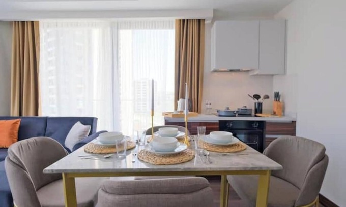 Basaksehir Apartment | Iradah Gayrimankul 1+1 super apt with balcony -A