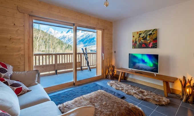Les Houches Apartment | IRIS: Premier Chamonix Getaway for Ski Lovers