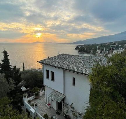 Afissos Villa | Elegant Iris Sea View Villa with Oceanfront Access