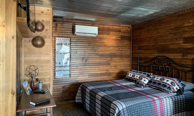 Cache Cabin | Guest Rated: Iron Door Cabin with Lake View & Family Amenities