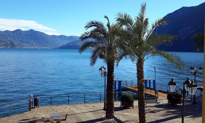 Riva di Solto Apartment | Romantic Studio at IseoLakeRental with Lake Views & Pool