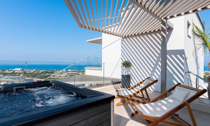 Anissaras House | Discover ISholidays Harmony: 2-Bedroom Sea View Villa