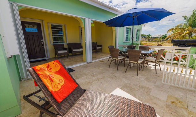 Frederiksted Southeast House | Island Oasis Family Home: Rated 10/10 with Breakfast & Kitchen