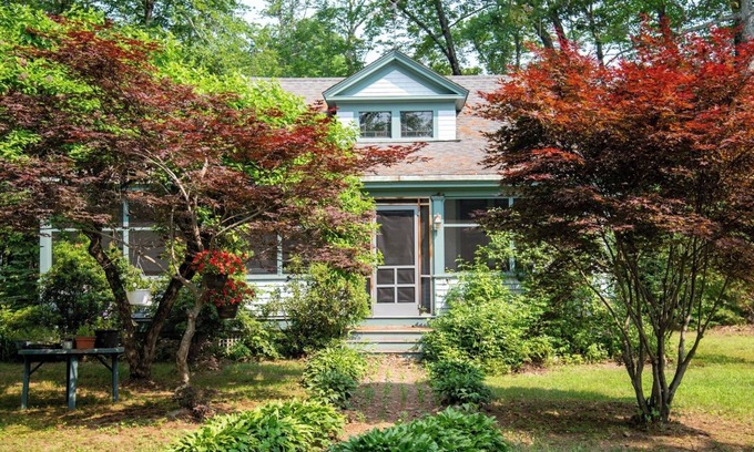 Kezar Falls House | Paradise Awaits: Historic Cottage with Waterfalls & Ocean Views