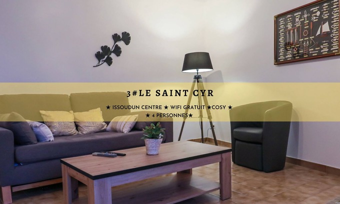 Issoudun Apartment | Issoudun Centre Wifi Gratuit Cosy 4 Personnes
