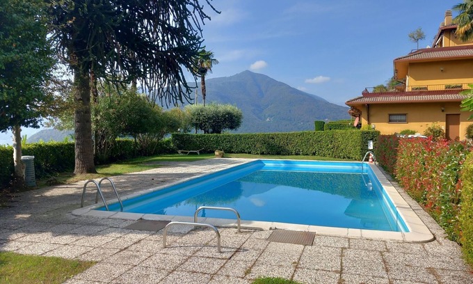 Maccagno House | Cozy Holiday Home with Private Terrace & Pool Access