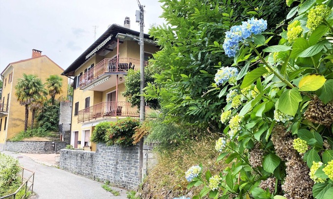 Pino Lago Maggiore Apartment | Belvilla by OYO: Inviting Holiday Home with Garden Oasis