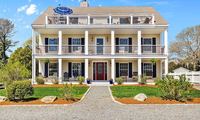Popponesset House | Cozy Beach Retreat: Sleeps 8 with Pool & Ocean View