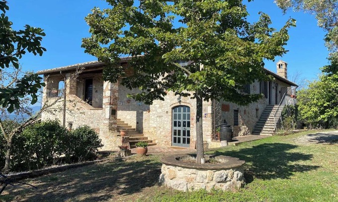 Montecampano Condo | Italian countryside escape close to Rome (1 hr). With pool, gym & calisthenics