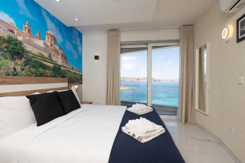 Bugibba Apartment | Ivory Suite Bugibba Seafront with Family-Friendly Amenities