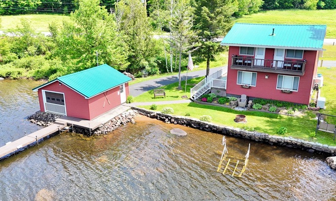 Ellenburg Center House | Experience J&B Lake House: Premier Retreat at Chateaugay Lake