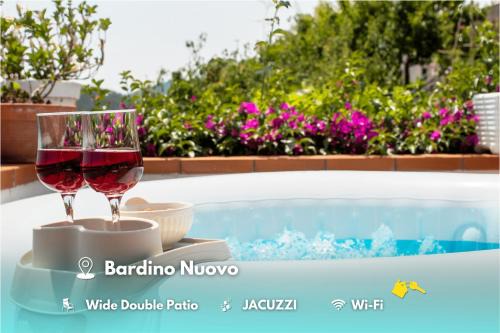 Bardino Nuovo Apartment | Relax in Villa with Ocean View and Private Hot Tub