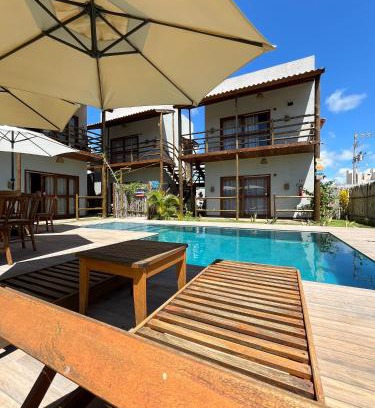 Porto da Rua Apartment | Relax at Jangadas do Toque Milagres Flat with Ocean Views