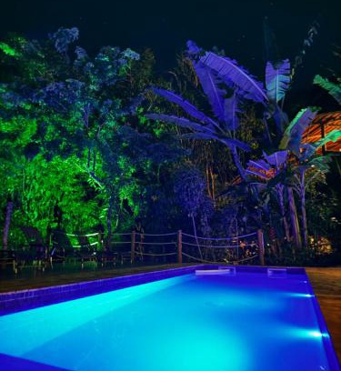 Morro de Sao Paulo House | Relax at Casa Rossa Bungalows with Oceanfront Views