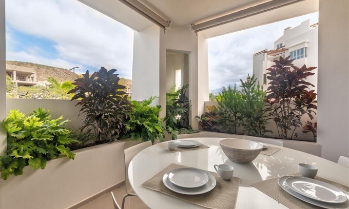 Palm-Mar House | Relaxing Pool View at Jardines - Avago 1,1 with Perfect Score