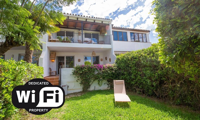 Castillo de Sabinillas Ski Chalet | Guest Rated: 10/10 at Jardines de la Duquesa with Pool & Spa