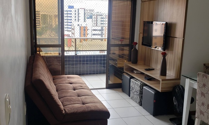 Jatiuca Apartment | Pet-Friendly Jatiúca Apt - Steps from the Beach & Pool