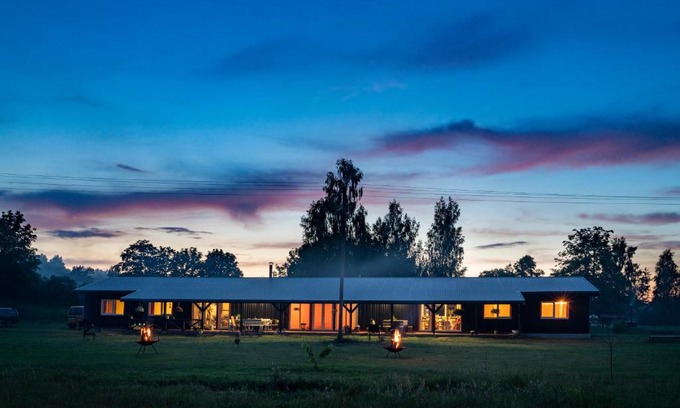 Bernati House | Explore Jaunie Pātari: Oceanfront Retreat with Hot Tub
