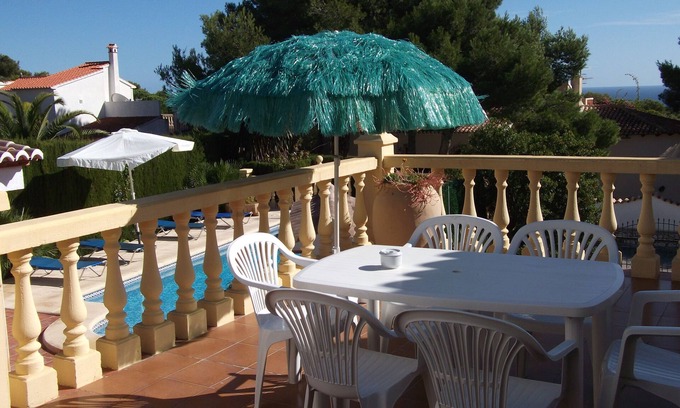 Balcon del Mar Ski Chalet | Tranquil Javea Villa with Oceanfront Views and Pool
