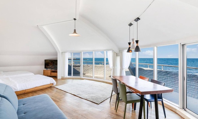 Aewol House | Explore Jeju UFO Pension: Family-Friendly Stay with Kitchen