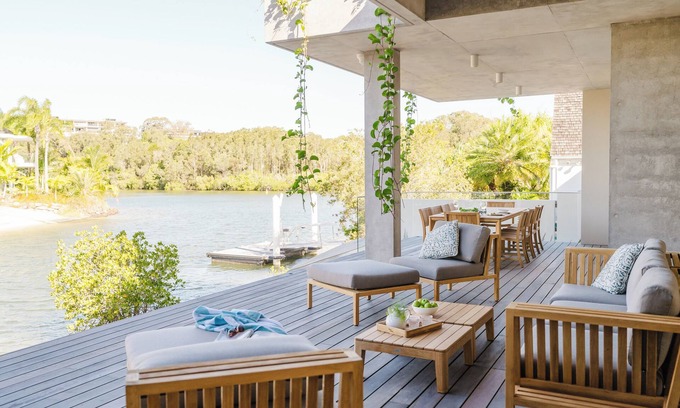 Noosa Heads House | Jila by Salty Stays - Noosa luxury waterfront, brand new, beautifully furnished.
