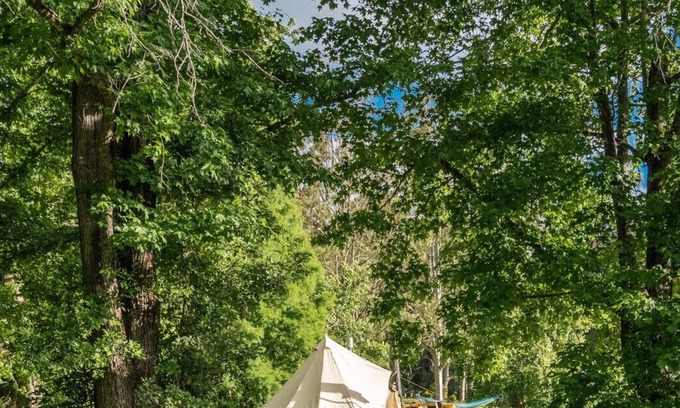Lemon Tree RV Rental | Jilliby Creek Glamping Tent