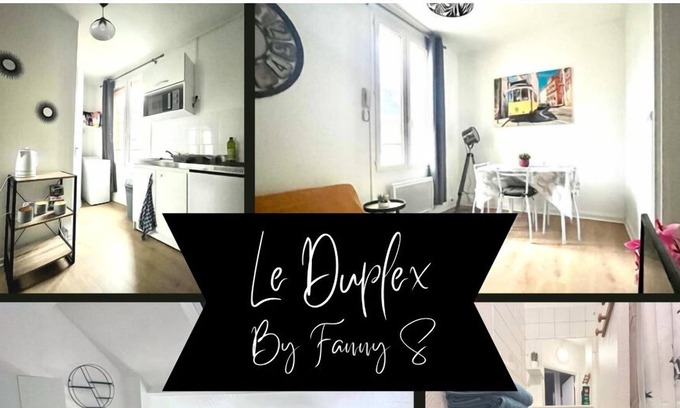 Saint-Quentin Apartment | Joli Duplex Tout Équipé Centre-ville Wifi Gratuit Netflix 1/2 Pers