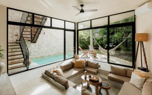 Tulum City Center Villa | Jungle Boho Villa "Coco" - Pv Pool - BBQ - Concierge 5A