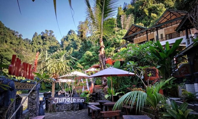 Bukit Lawang Hotel | Enchanting Jungle Inn Bukit Lawang with Oceanfront Views