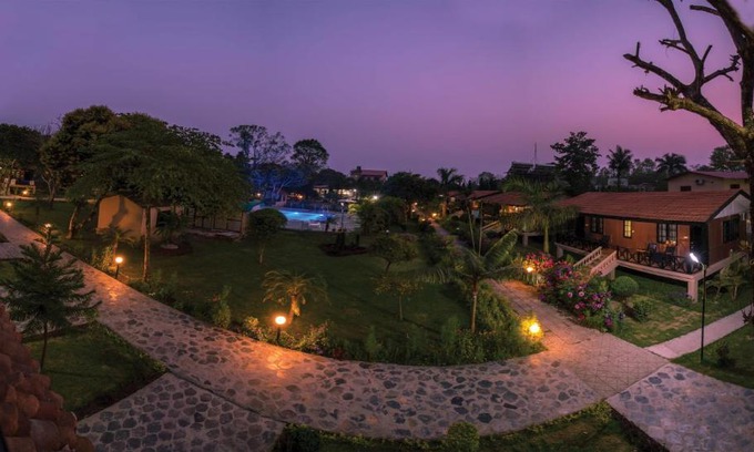 Sauraha Resort | Explore Jungle World Resort: Pool, Breakfast & Hot Tub Awaits