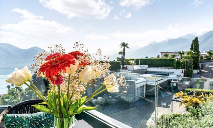 Ascona Apartment | Modern Junior Suite by Interhome: Lake View & Spa Retreat