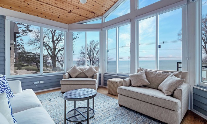 Michiana House | Juniper Presents: A Dreamy Lakeside Retreat: Pool, Firepit, and Stunning Views