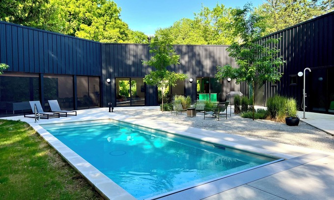Harbert House | Guest Rated 10/10: Modern Harbor Retreat with Pool & Spa