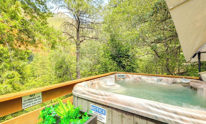 Sedona House | Discover Junipine Resort: Creekside Home with Spa & Views