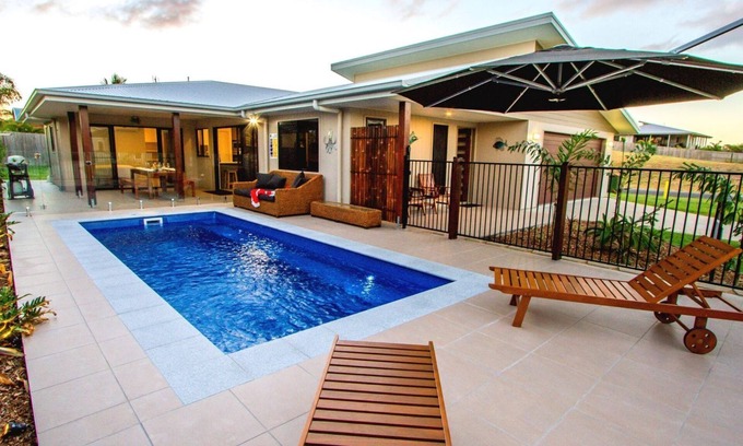 Agnes Water House | Relax at Just One More: Poolside Retreat, Pets Welcome