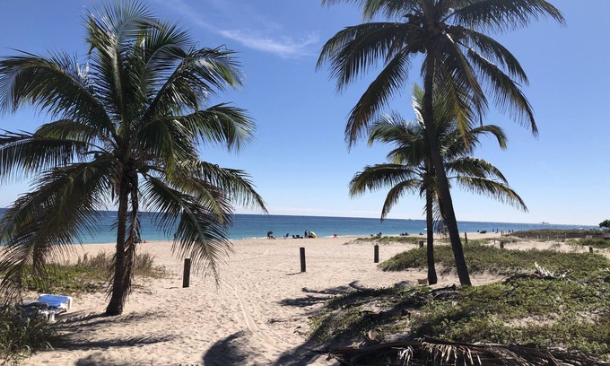 Pompano Beach Apartment | Beachfront Retreat: Relax at Saltyside Bungalow with Ocean Views
