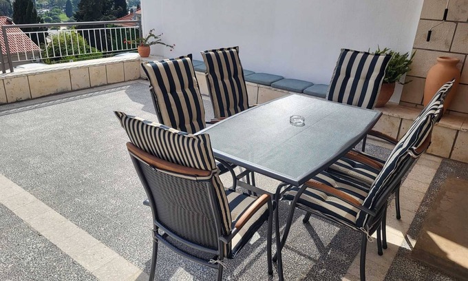 Babin Kuk Apartment | Bright 2BR Apartment with Terrace at KABLR'S SUNNY SUITES