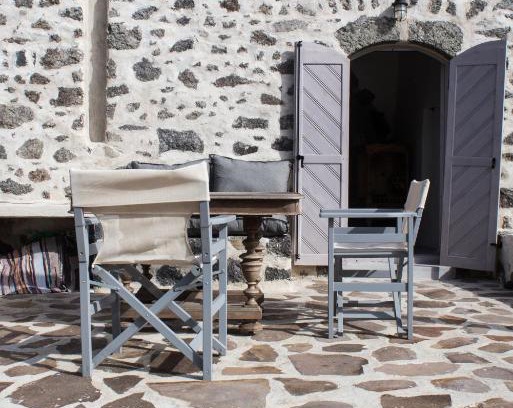 Nisyros House | Inviting Kafka Stone House with Ocean View and Hot Tub
