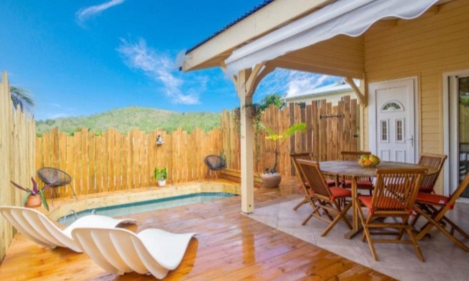 Sainte-Anne Villa | Experience Kajoane's Villa with Oceanfront Views and Pool