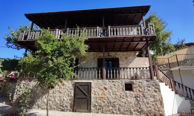 Islamlar Villa | Explore Kalkan Islamlar Stone House with Hot Tub Amenities