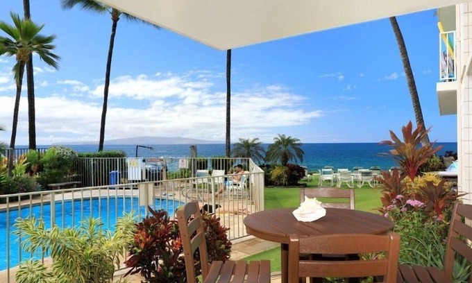 Kihei Condo | Oceanfront Kamaole Nalu Condo with Pool & Family Amenities