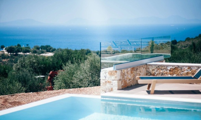 Igoumenitsa Villa | Serene Kassandra Villa: Private Pool & Ocean View Retreat